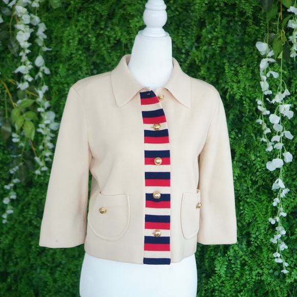 GiBi β’ RARE β’ 1950s β’ Italian Designer Cardigan - Picture 1 of 4